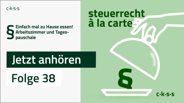 Cover Folge 38 von steuerrecht à la carte